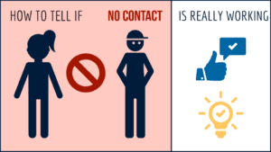 5 signs the no contact rule is working, no contact rule is working